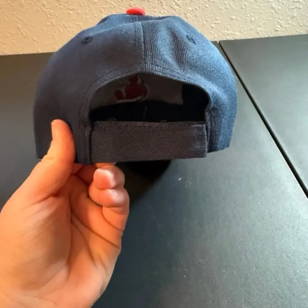 Navy Red Cardinals C Baseball Hat Adjustable DIS Sports Acrylic Embroidered - Picture 2 of 5